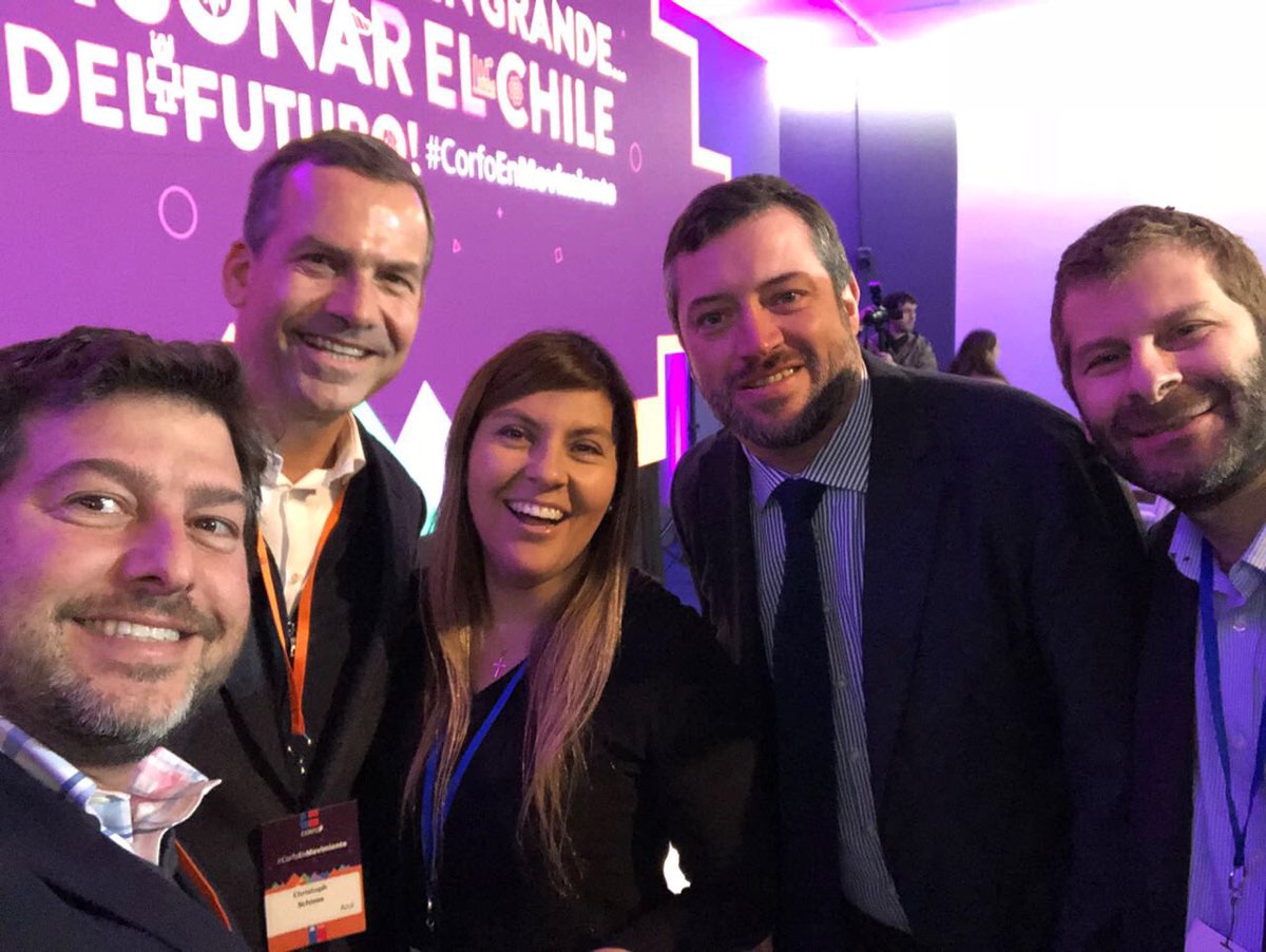 Con Christoph Schiess, Ángeles Romo, <a href="/sebastiansichel/">Sebastián Sichel</a> y Andrés Baytelman #CorfoEnMovimiento