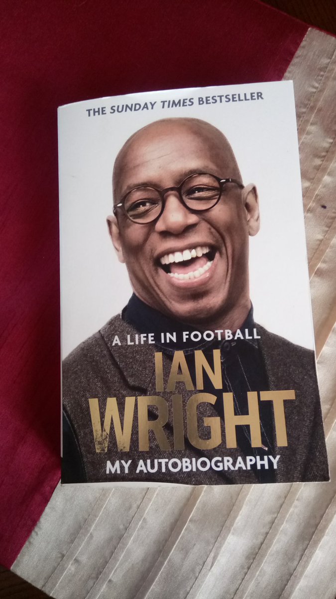 NeillTully's tweet photo. Just finished #IanWright0 book. An interesting life story to which many of today's young people could aspire to. Dreams can come true, if you believe. Well done Ian and thank you. https://t.co/0RhVq2ccUq