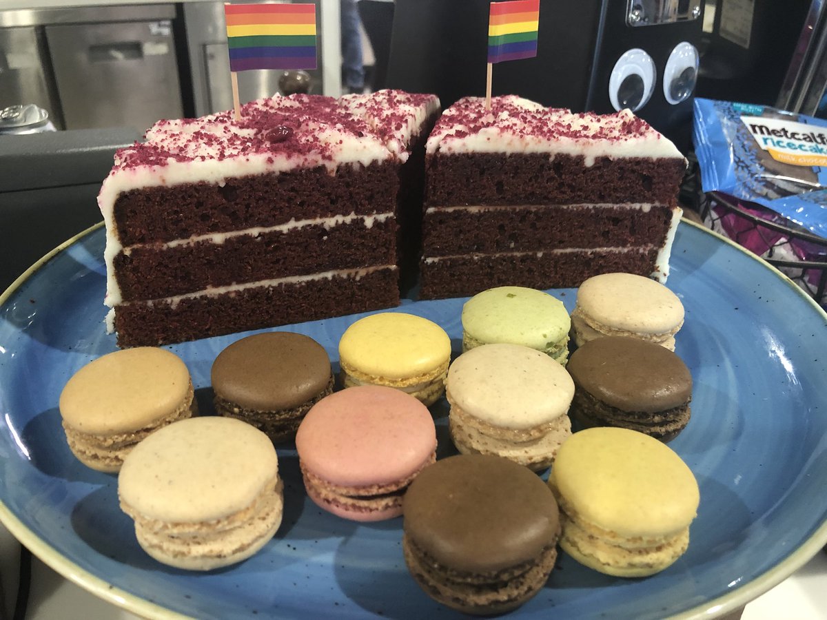 GatherLeedsDock's tweet photo. Our amazing cake range to celebrate Pride#LGBT#LeedsPride#Rainbowcolours https://t.co/FkSC2NgxIs