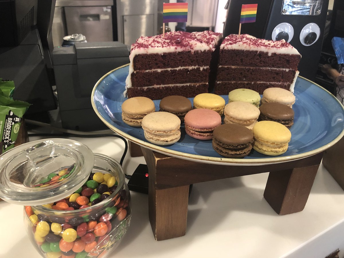 GatherLeedsDock's tweet photo. Our amazing cake range to celebrate Pride#LGBT#LeedsPride#Rainbowcolours https://t.co/FkSC2NgxIs