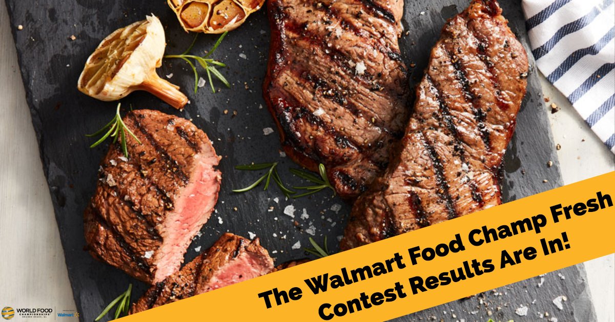 WorldFoodChamp's tweet photo. The @Walmart Food Champ Fresh contest results are in!! To see who won, please visit https://t.co/l3K18NIaIG!
Let's give a big Food Sport CHEERS to the contest winners!! We can't wait to see you all at @TheWharf1 in Orange Beach, Alabama this November!
#Walmart #FoodChampFresh https://t.co/OOXarKwVzG