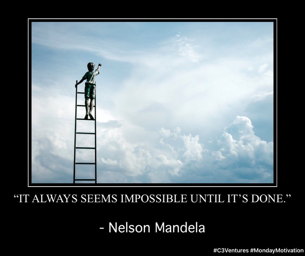 c3venture's tweet photo. #mondaymotivation #motivationmonday #motivationalquotes #goodmorning #motivation #monday #nelsonmandela https://t.co/dhWtMTLsyg