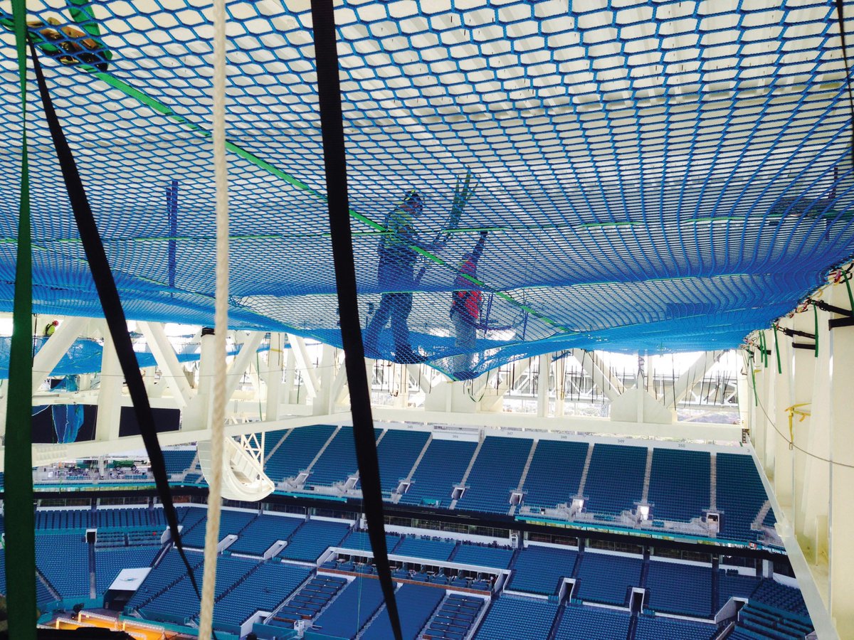 SpiderStaging's tweet photo. Spider WorkWeb™: an innovative work access solution especially useful where lifts &amp; scaffolds are difficult to deploy.  The unique net &amp; tension strap design is engineered for safety &amp; versatility, improving productivity for work at height. https://t.co/loFUSXoUDA https://t.co/Ao6frUxs4P