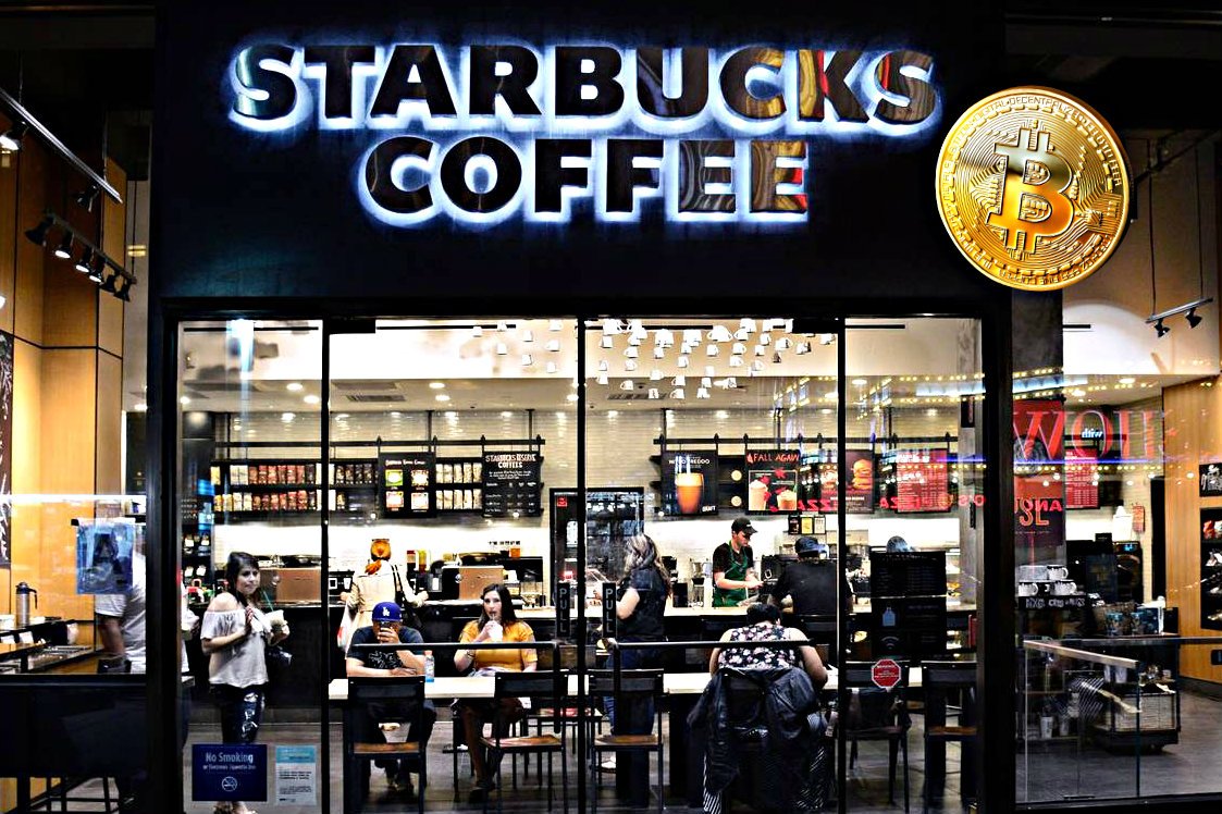 NurMain_ru's tweet photo. In #Starbucks will begin to accept crypto currency! #Bitcoin will fly up! And he will again return to the mark of several tens of thousands of dollars already in the near future. 

#mining #cryptocurrency #Blockchain https://t.co/R4rLWpuTFP
