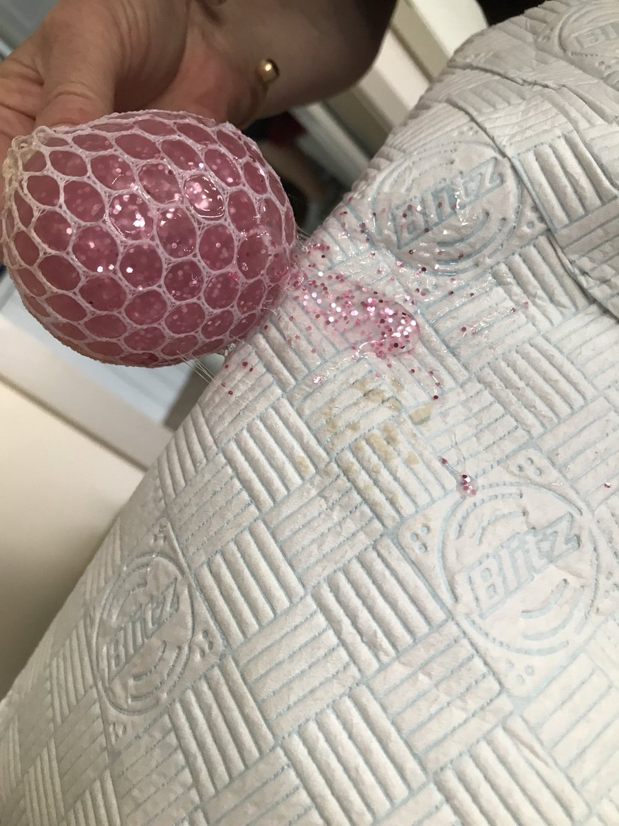 dchisholm28's tweet photo. @Menkind my 9 year old niece brought a stress ball 2 hours and 40 minutes ago and it has popped and oozing everywhere! Ruby @ Bromley store was blatantly rude, said she squeezed it too hard! She’s 9! The only way to resolve is to take the oozy, glittery mess back to the store! https://t.co/qanJK8sIlj