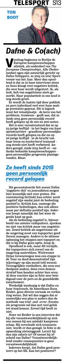 TopatletiekLive's tweet photo. Dafne en co(ach) #TonBoot #Telegraaf https://t.co/ot60USBT5I