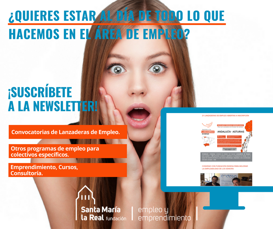 AreaEmpleoFSMLR's tweet photo. 🖥️No te pierdas ninguna de las novedades y oportunidades para participar en nuestros programas de empleo y otras actividades de innovación social.

🧐Suscríbete gratis: https://t.co/AbnqMWgEFw 
#newsletter #empleo #orientación #trabajo #cv #entrevista #curro https://t.co/zny7hbC4gf