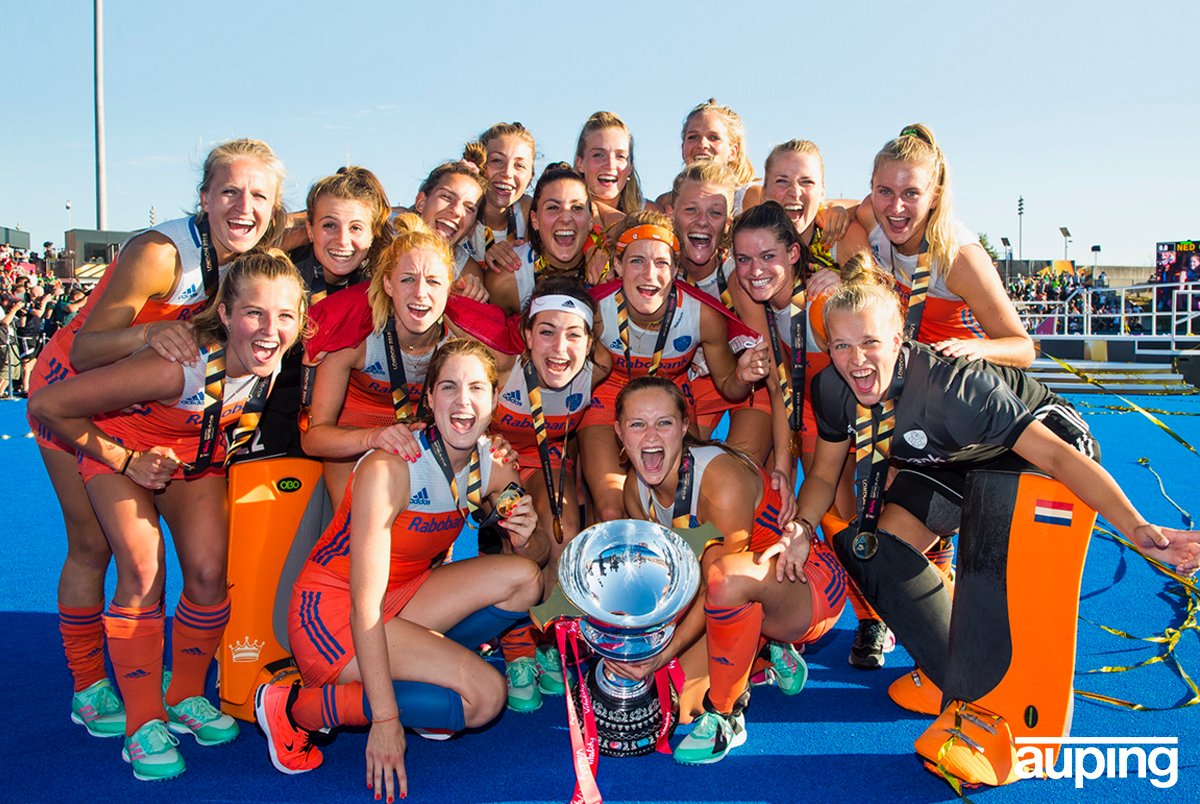 AupingNL's tweet photo. Voor de 11e keer wereldkampioen hockey, wat een toppers! Gefeliciteerd en geniet van jullie welverdiende rust. #auping #sponsorvanderust #hwc2018 #wkhockey https://t.co/WBrlk3LuJm