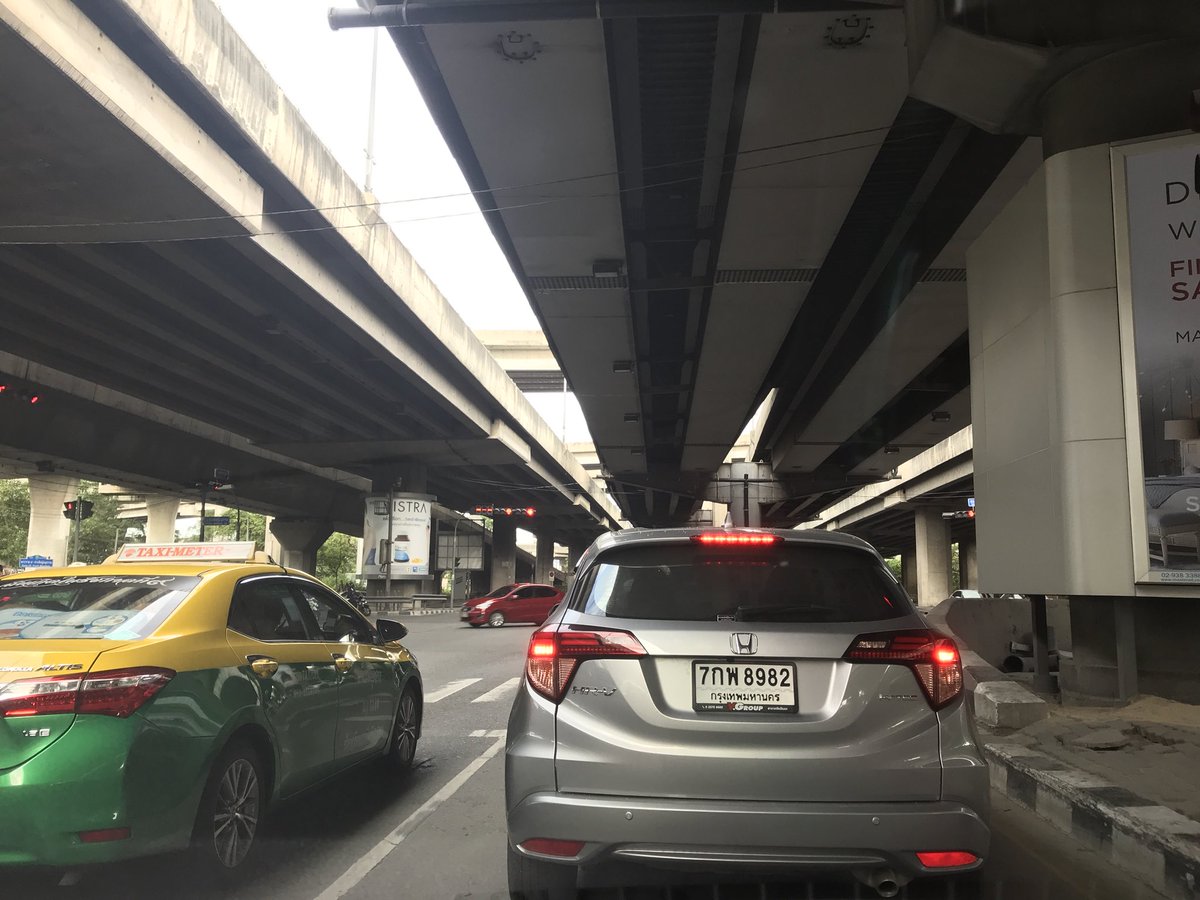 lordofkendal's tweet image. There must be at least 10 lanes above us at this junction #carFirst #bkk
