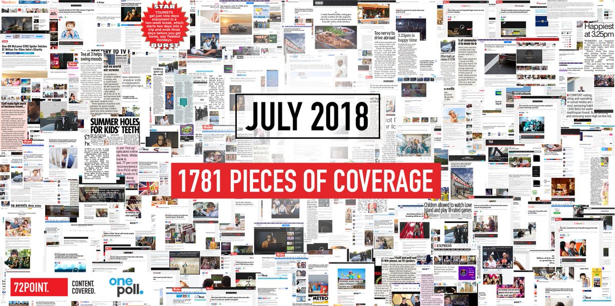 72Point's tweet photo. The only thing that was hotter than July was our media coverage - more than 1,700 pieces of content landed across print and digital, including an awareness campaign that went viral for Mama Mio. 

We're here [https://t.co/pwhVmgiucK] if you want to talk.

#72Point #Coverage #PR https://t.co/yfjxpsr4MV