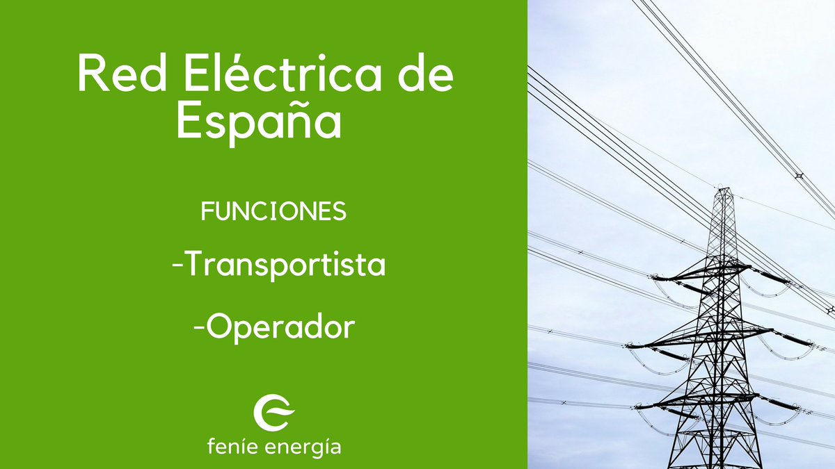 fenieenergia's tweet photo. 💡¿Cómo llega la electricidad a nuestras casas desde las centrales de generación? 

⚡Red Eléctrica de España es el transportista y operador del suministro eléctrico español, garantizando la continuidad y seguridad de este. 

#VerásLaEnergíaDeOtraManera #SistemaEléctrico https://t.co/Nn6gSaVqXB