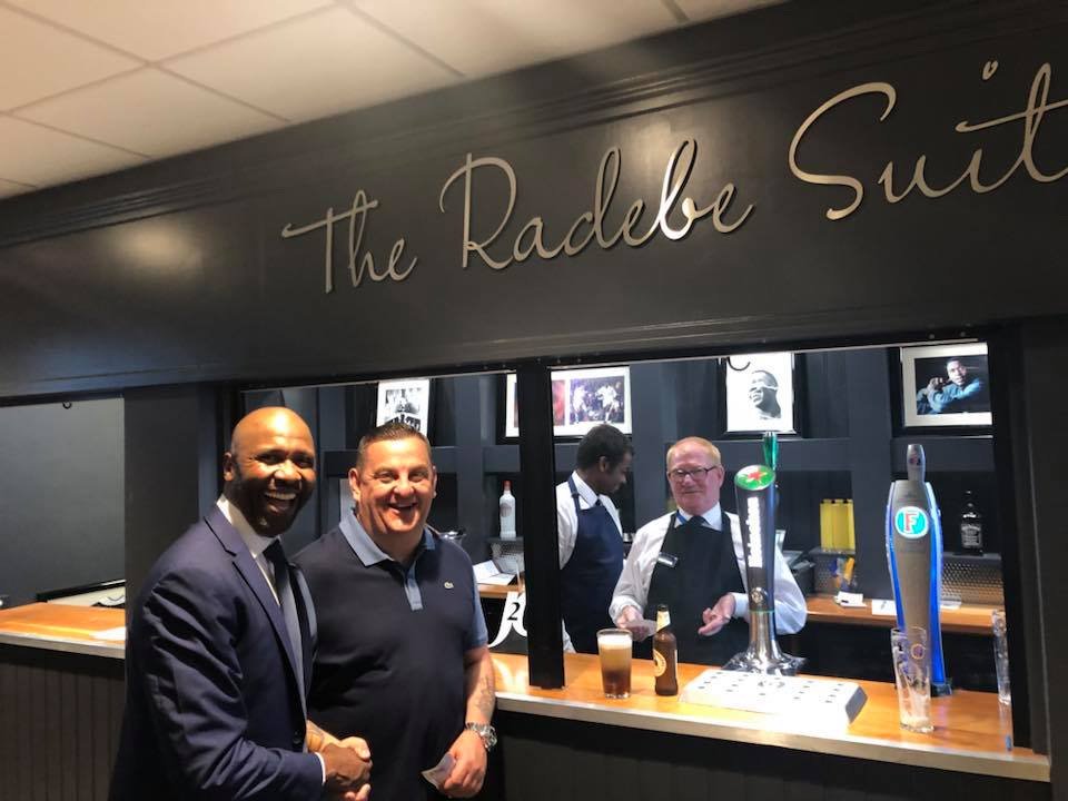 YesWeCrann's tweet photo. There’s a ‘Radebe Suite’ in the West Stand of Leeds United’s Elland Road stadium in Yorkshire.

I’m not sure a lot of people in South Africa understand just how revered ‘The Chief’ is at #LUFC. https://t.co/KKtqlrPycj