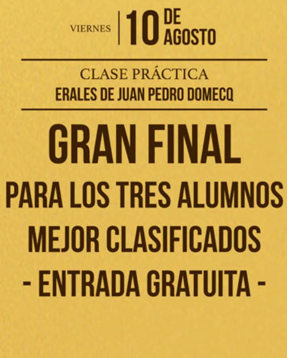 Mañana comenzamos el XIII Certamen Internacional de Escuelas Taurinas "La Malagueta" <a href="/diputacionMLG/">Diputación de Málaga</a> <a href="/amontillaromero/">Antonio Montilla</a> <a href="/ftorodelidia/">Fundación Toro Lidia</a> <a href="/torosmalaga/">La Malagueta</a> <a href="/cultorocom/">Cultoro</a> <a href="/oblader/">fran oblare</a> <a href="/danielherrerach/">Daniel Herrera Checa</a> <a href="/PSOEmalaga/">PSOE de Málaga</a> <a href="/CsMalaga/">Cs Málaga</a> <a href="/victorggpp/">Víctor González</a> <a href="/carruseltaurino/">carrusel taurino</a> <a href="/AIETaurinas/">Unión Int.Escuelas Taurinas</a> <a href="/AAETPedroRomero/">AAET Pedro Romero</a> <a href="/alberocope/">El Albero - COPE</a>