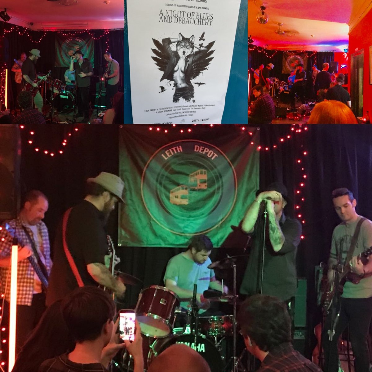 DustyOldCrows's tweet photo. A great night @leithdepot on Saturday. We had a lot of fun, hope you guys did too. Thanks to everyone for coming along! https://t.co/sRW5VX2sI0