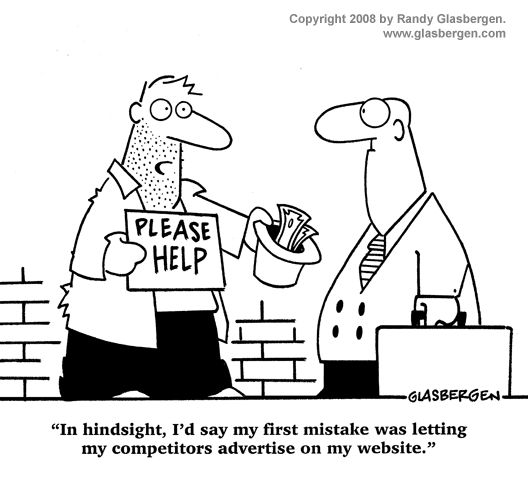 Whoops! Now, this is definitely not the kind of ads you want on your site! #funny #ads #Competition #Marketing