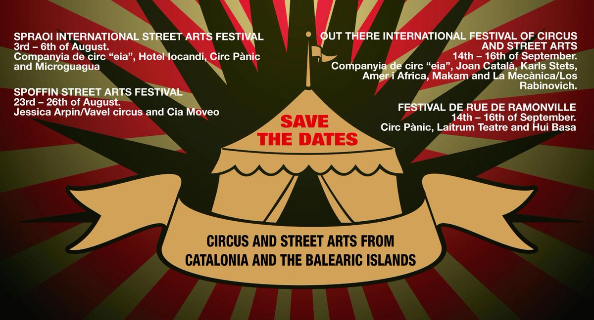🎪🎭Les arts escèniques catalanes desembarquen a 4 festivals d’arreu d’Europa llull.cat//catala/actual… … <a href="/waterfordspraoi/">Waterford Spraoi</a> @SeaChangeArts @Spoffin