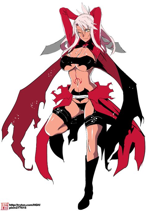 本日の画像:オトナクロエ
コミケ作業中プリズマイリヤを流していたもので

槍オルタを描いているせいか手癖で描きやすかったり 