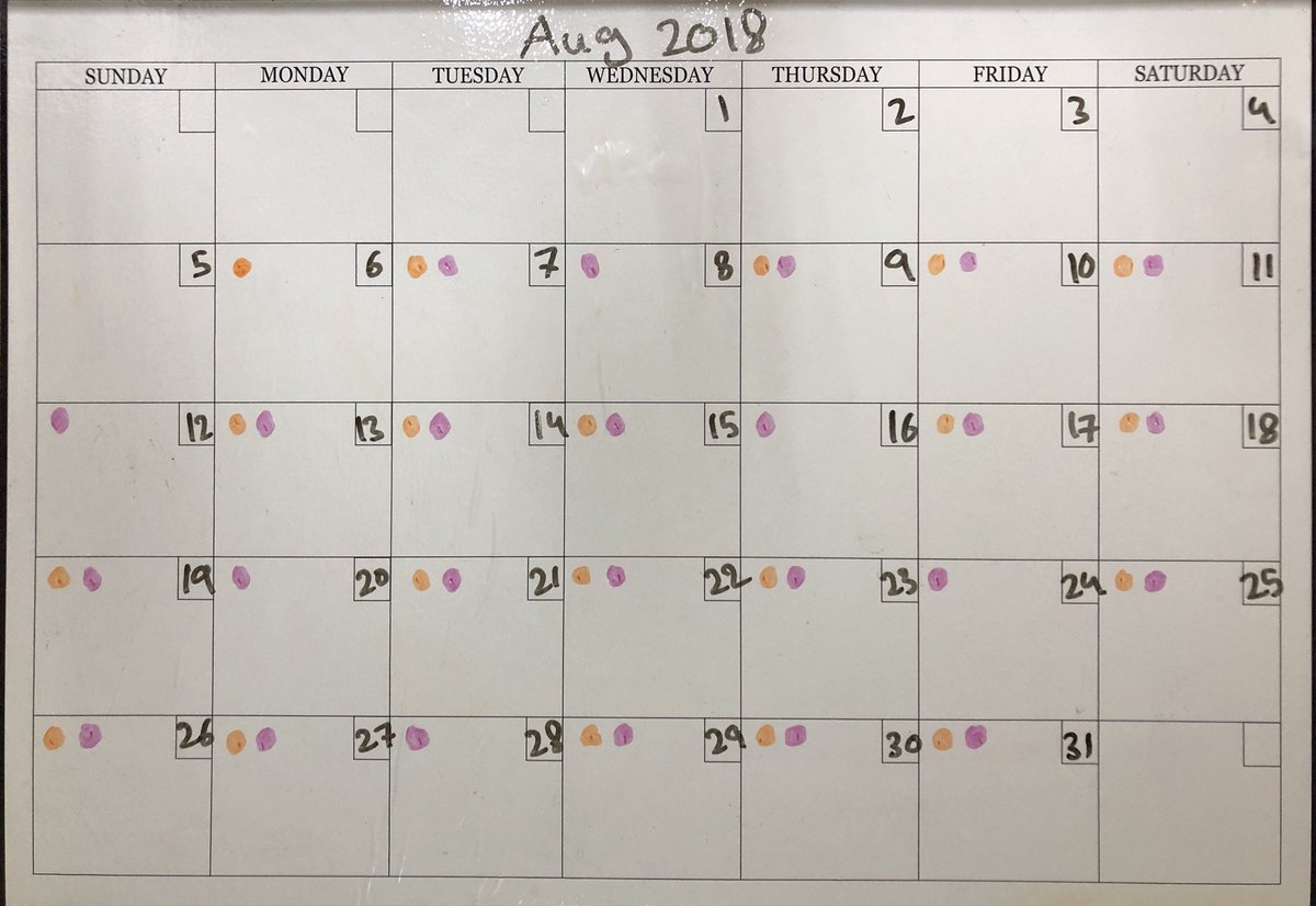 مريم التركي Pa Twitter الطريقة المرافقة لهالطريقة وهو إني كنت كل شهر أكتب على السبورة أيام تماريني مثل ا الأحد علوي أو أرجل وهكذا وإذا تمر نته أشطب عليه بقلم فوقه وبنهاية الشهر تصير