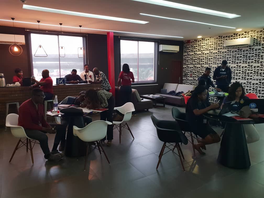 ItannaAfrica's tweet photo. Ready to ignite, ready to create. Day 1 activities are underway and our #EnterpriseFactory already shows it with the way it’s buzzing with people! Itanna is live, everyone. #ItannaLaunch #Innovation #Accelerator #Investment #Itanna #Africa #Nigeria #Technology https://t.co/FMwyCNvm4e
