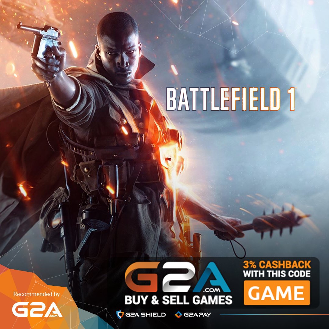 Want to play the NEW #Battlefield1 ?
The game is now available at #G2A! #deals
Check it out here: bit.ly/2dH5DAL
<a href="/DNR_CREW/">DNR_CREW</a>  #rt