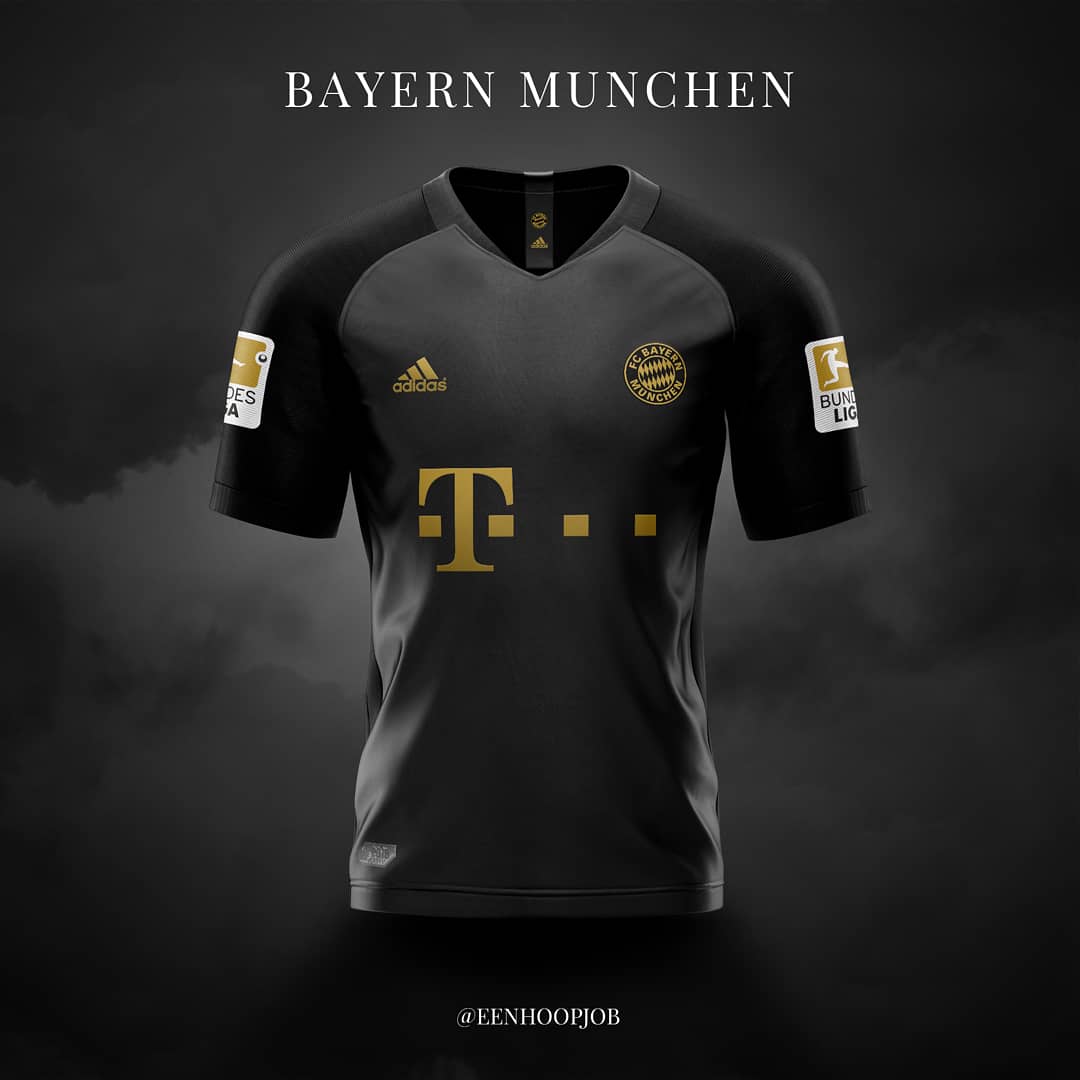 Bayern Munich Jersey Black / Vcd5sogeuqh1dm - Please note a name ...
