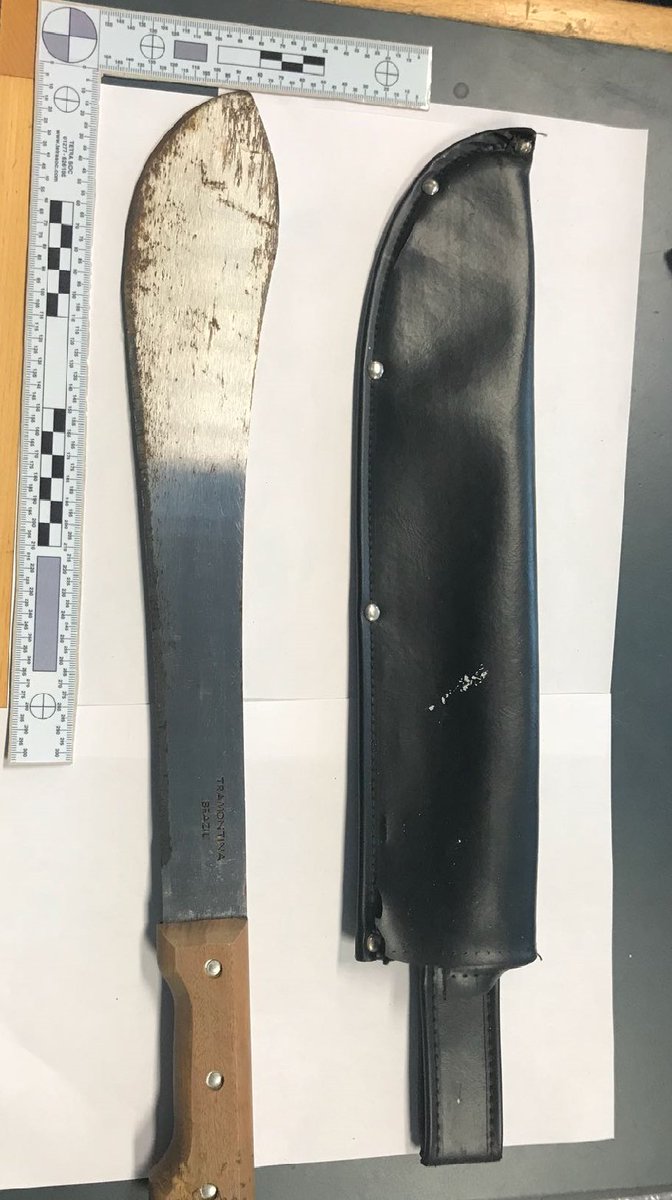 MPSBarnet's tweet photo. #CrimeReductionUnit conduct a weapons sweep in #NW9 and find a knife and drugs on the #GrahameParkEstate. Enquries are on-going to identify who they belong to https://t.co/SkfU5RjG4r
