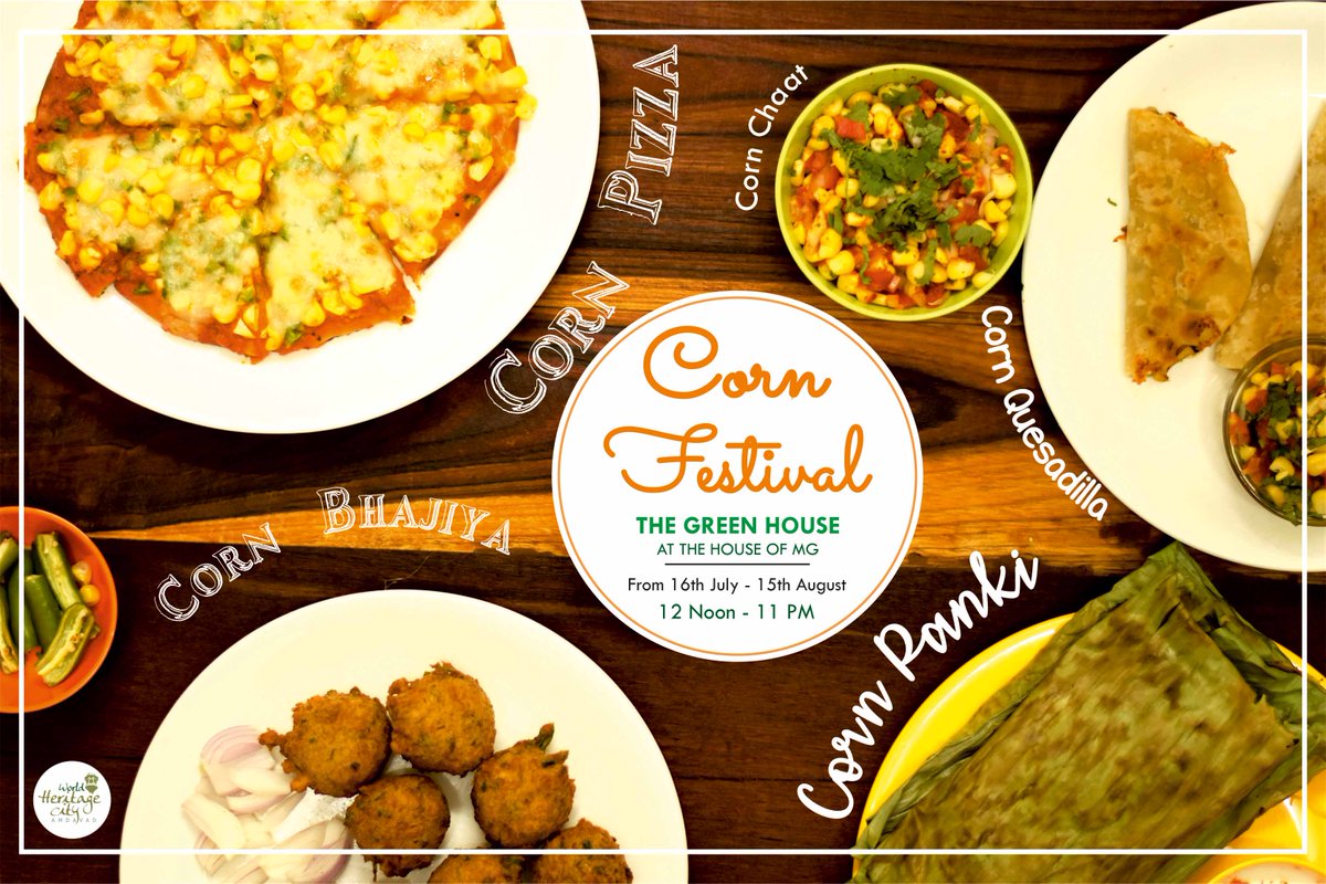 houseofmg's tweet photo. Corny in a good way 🙂
Celebrate the spirit of monsoon by indulging in some good food with The Corn Festival at The Green House, Ahmedabad! https://t.co/M6s6gyTzNN