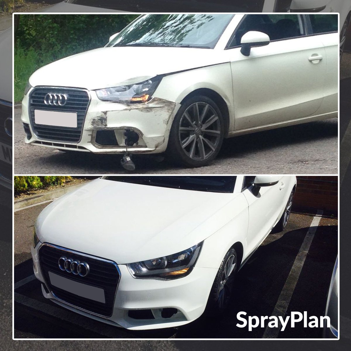 SprayPlan's tweet photo. After a fairly nasty collision, this vehicle needed our Bump, Dent, Scratch and Scuff services! But the results were fantastic and you would never recognise it as the same car! 
Give us a call 📞 01438 747194!

 #mobilecarrepair #carrepair #collisionrepair #detailing#carpaint https://t.co/twHB8AgR1G