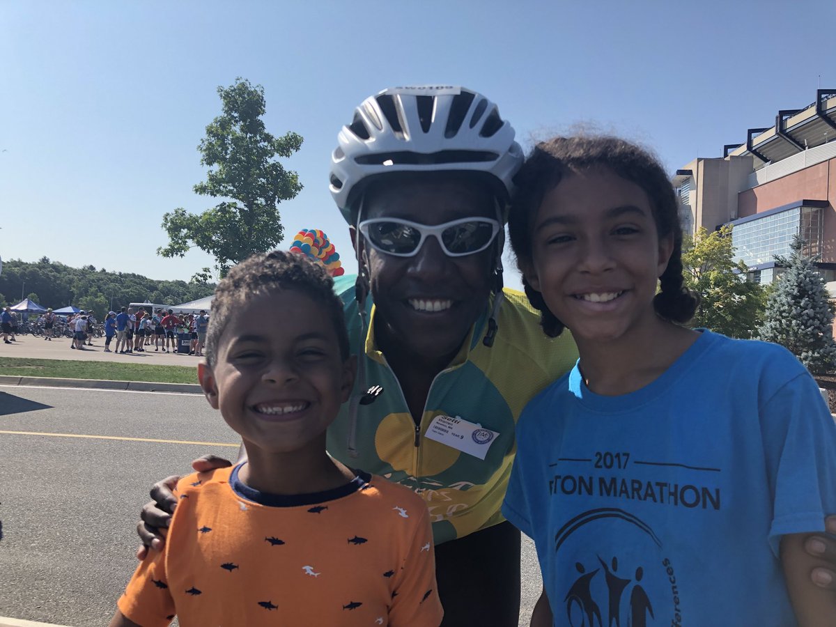 settiwarren's tweet photo. My fan club was waiting for me at the finish of this year’s Pan Mass Challenge. Thanks to everyone who supported my ride! It’s not too late to donate - https://t.co/q1ITPpebCz https://t.co/b0nPCVCheD