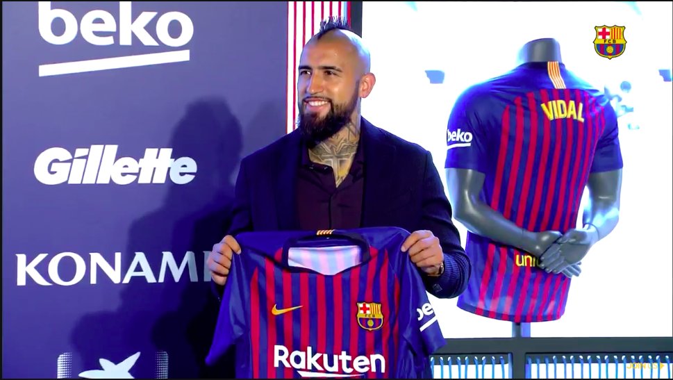 vidal shirt number