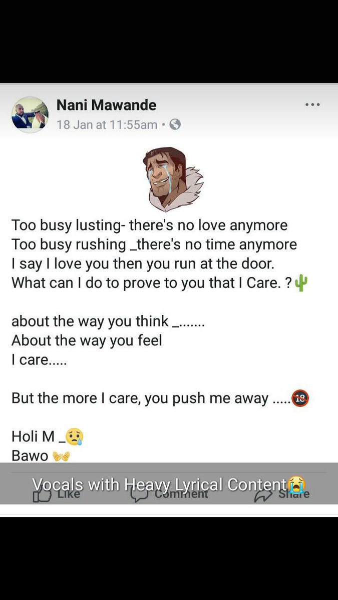 NaniMawande_'s tweet photo. 😥😢 😭
#WomanOfDeep
@irissishi
#MafatshengEntertainment https://t.co/UWcA3MFtLi