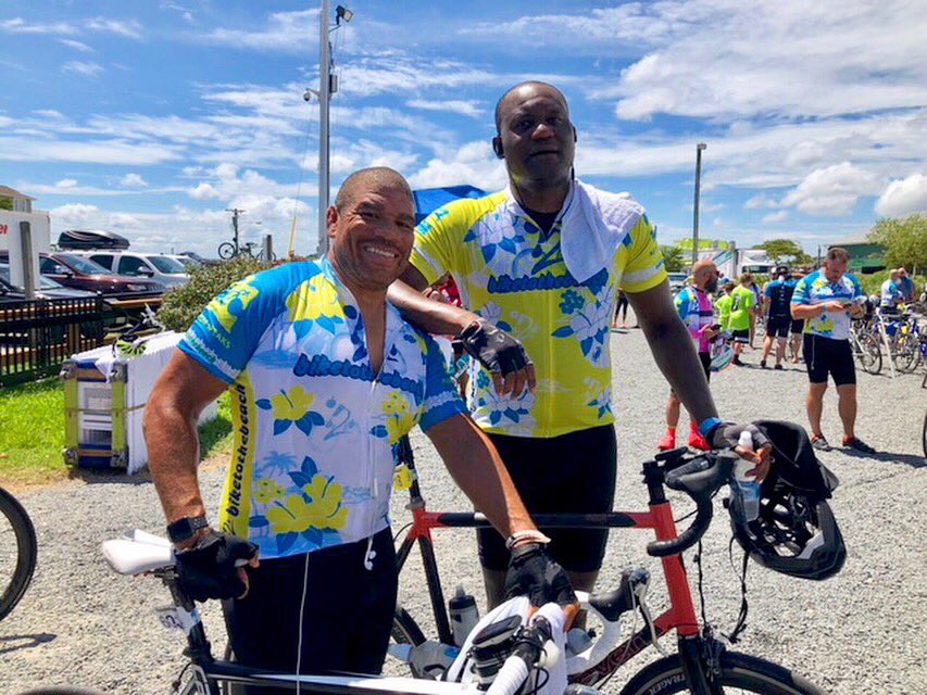 DantesPartners's tweet photo. Our Managing Principal Buwa Binitie once again set an audacious goal to ride from DC to Dewey, DE. A reminder that the journey is just as important as the destination. Thank you to everyone that supported his #GOALS as he raised funds for #autismswareness #biketothebeach #b2bdc https://t.co/dVzVHA3GH7