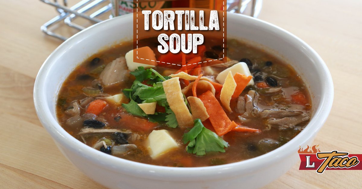 eat_l_taco's tweet photo. Come and enjoy a delicious bowl of hot homemade soup ๐๐ #LTaco #tortillasoup #LTacoNacogdoches #Levated #SanAntonio https://t.co/KrAnuQNcx3