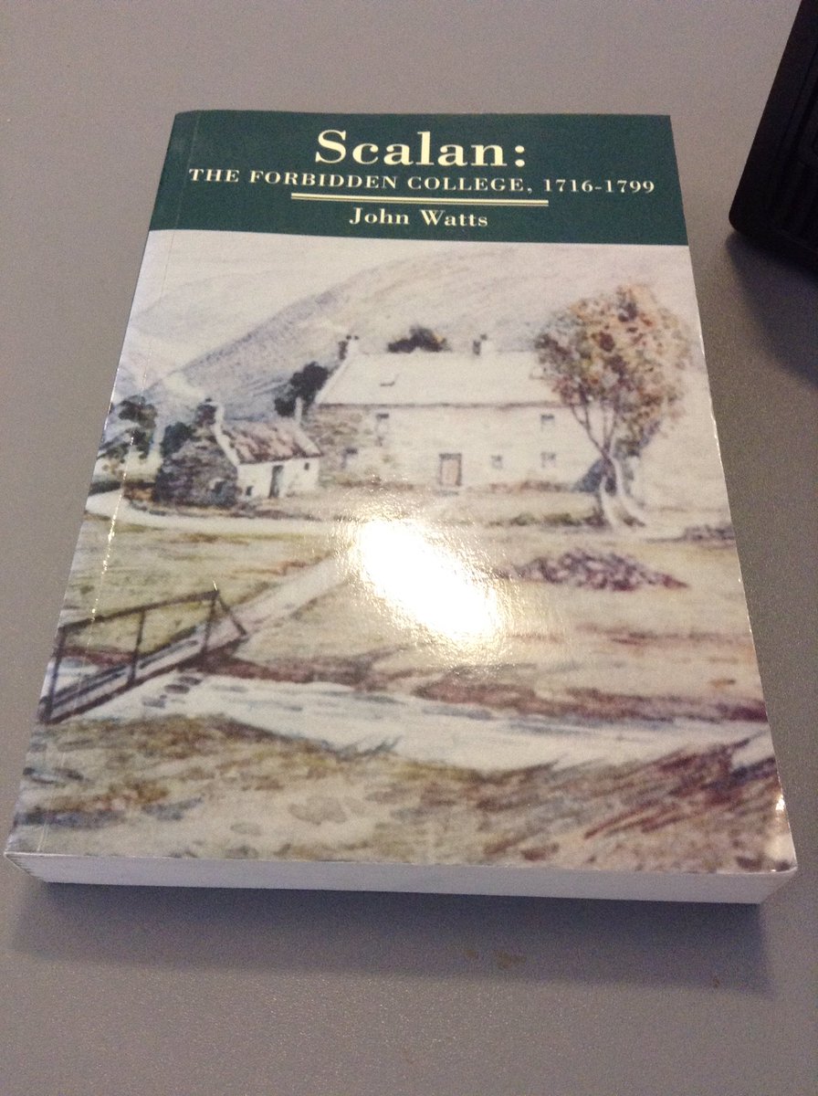 hcasrr's tweet photo. Today's accession of the day goes to John Watt's 'Scalan: The Forbidden College' which explores the lives and characters of the small Scalan community and the role religion had during the 18th century. This book is available to borrow from floor 2 from today! #lovebooks https://t.co/hjOYdZtXkK