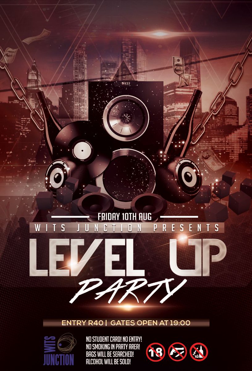 Barnatohall_res's tweet photo. @WitsJunctionRes #LEVELUPPARTY this friday will be a jump. Don't forget to join us as we #LEVELUPPARTY

#LEVELUPPARTY 
#LEVELUPPARTY 
#LEVELUPPARTY https://t.co/ZmRhL6GNsC