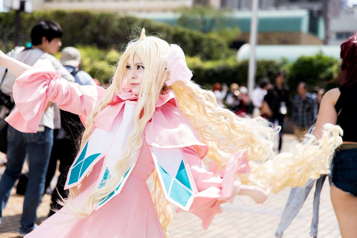 くろうさぎ 居ません Cosplay Fairy Tail 妖精の尻尾 メイビス ヴァーミリオン Photo うめさん Acosta