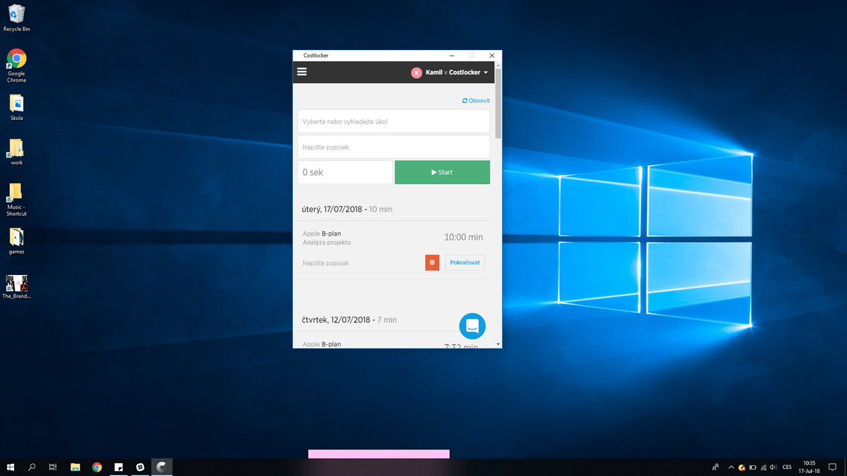 Stáhněte si desktop aplikaci na trackování času pro Windows (beta). Přečtěte si, jak na to bit.ly/2MnIK4J. #desktop #Windows