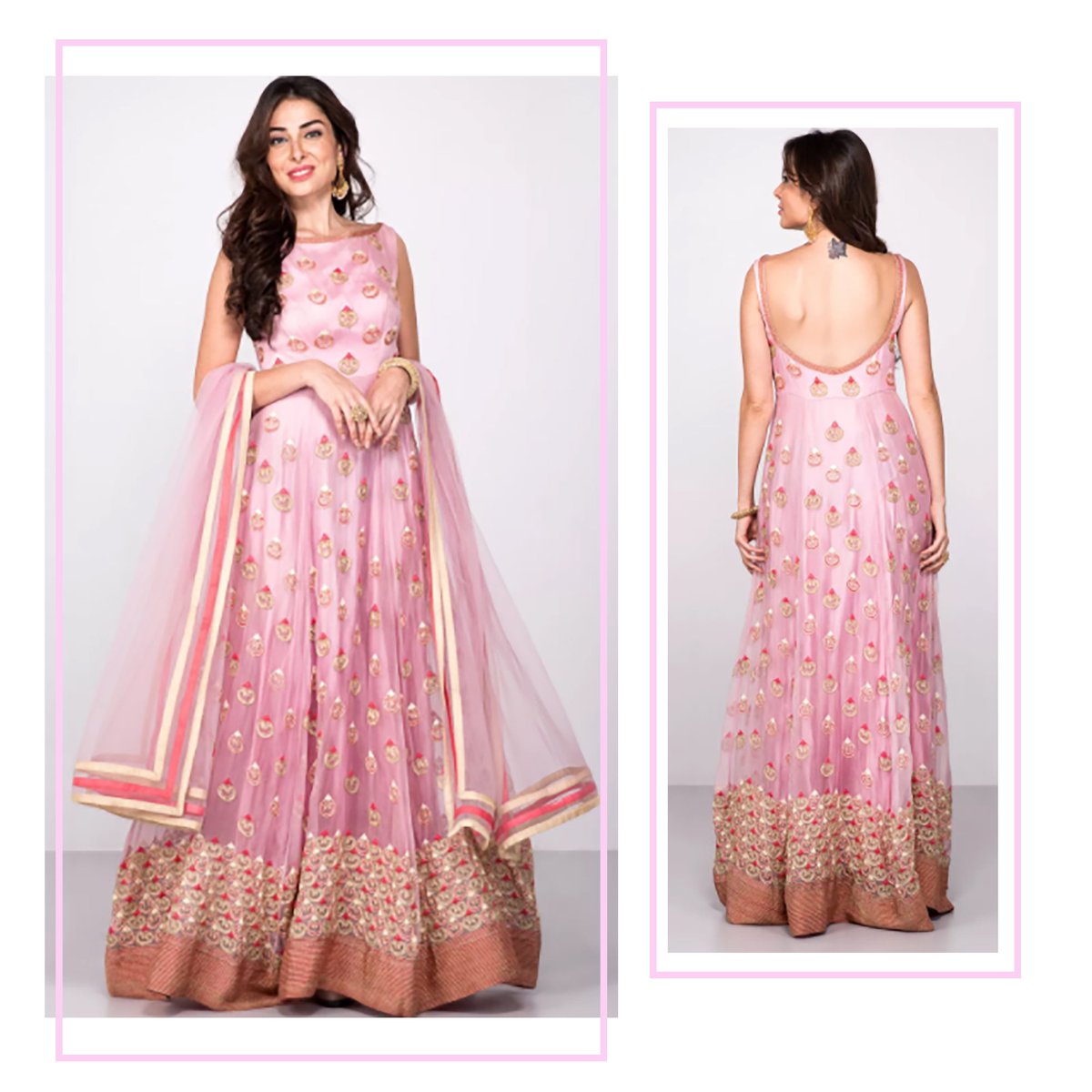 AnjKreations's tweet photo. Blush pink net embroidered lehenga anarkali with a deep back cut and heavy border at the bottom! We love the regal and classic look of this outfit!
Contact- +91 7208612777 / +91 8655245999
#wildflower #AnjKreationsOnline #anarkali #lehenga #deepback #traditional #ethnic https://t.co/lQxBcj7zdK