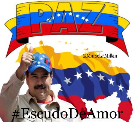 MarvelysMillan's tweet photo. Pdte: @NicolasMaduro “Hoy más que nunca, después de este atentado, estoy decidido a luchar, hacer la revolución y vencer por el único camino que tenemos, el camino de la paz”@tuiteros_vzla @carlosnatera69 @jodapeca @Vilma_Meche @UnMijito @mario310561 @chelo_112

#EscudoDeAmor https://t.co/yfPpWLhY6x