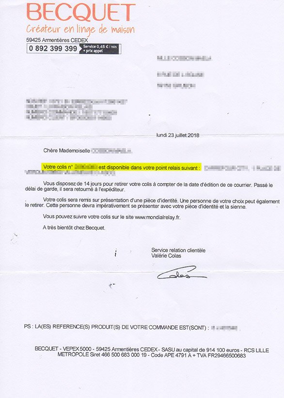 uxuifr's tweet image. Quand soudain, Becquet t'envoie un courrier postal pour te signaler que ton colis est arrivé au point relais.