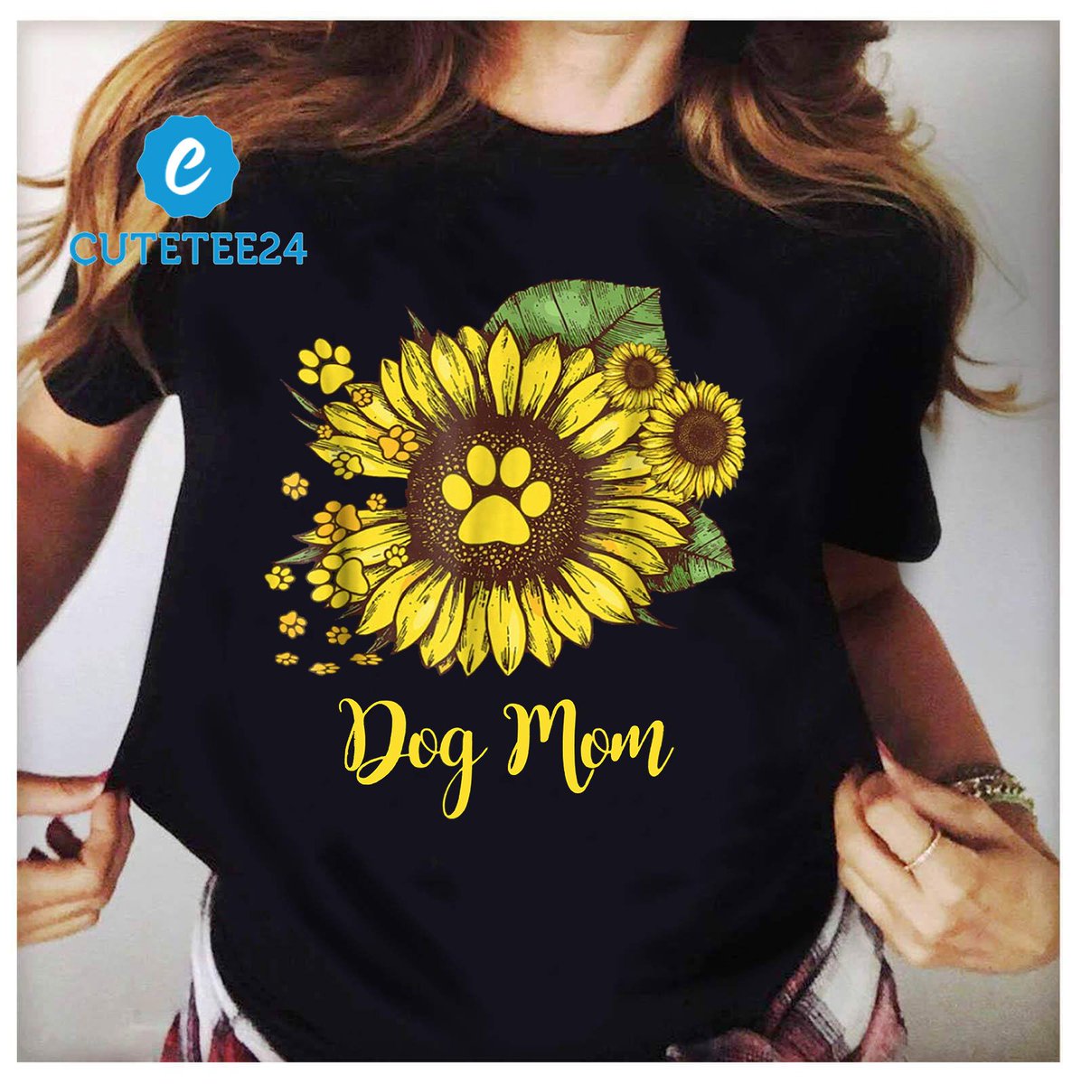 Excited to share the latest addition to my #etsy shop: Dog Mom Sunflower Short-Sleeve Unisex T-Shirt etsy.me/2KvKIyd #clothing #shirt #funnyshirt #familyshirt #dogmomshirt #dogmomsunflower #sunflowershirt #animal #pet