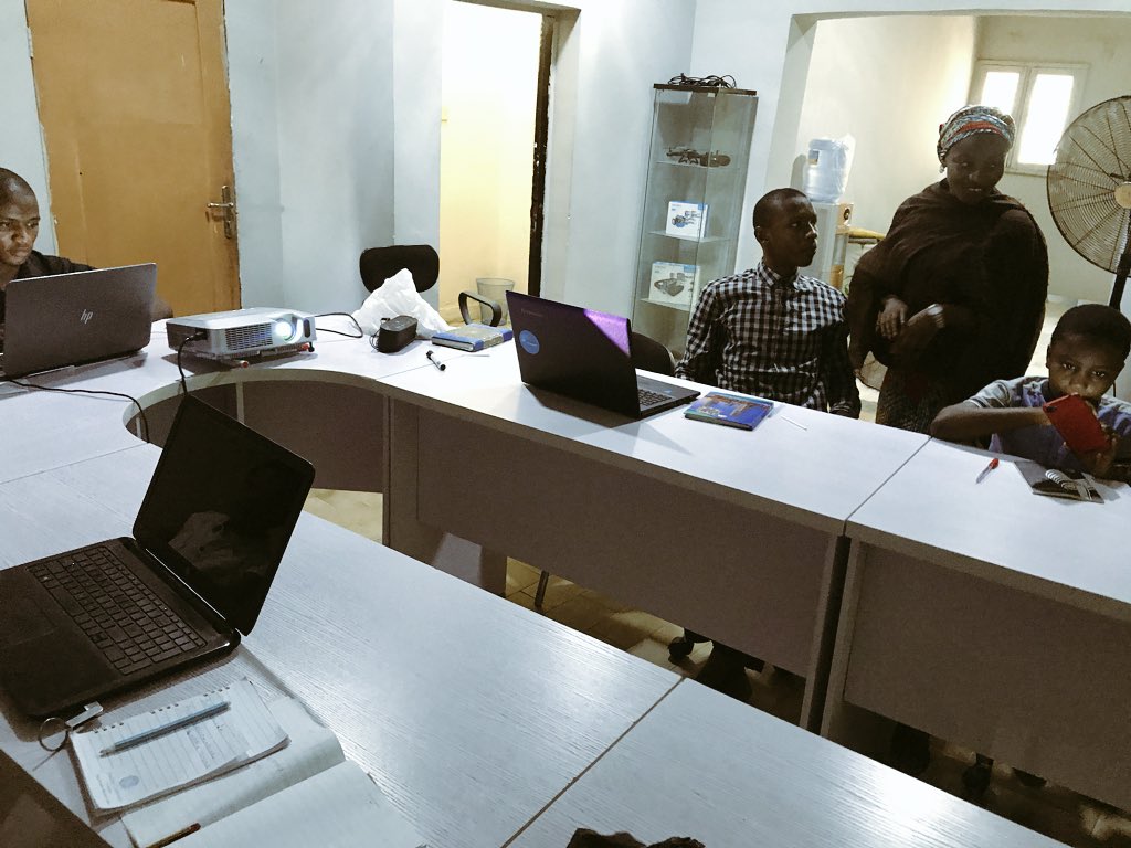 steamledge's tweet image. Rounding up our first Summer Camp Class at our Headquarters in Hotoro Kano State.
We were able to create a demo Android App and a simple game #proud #Kidcoders