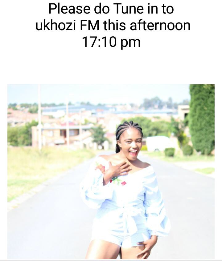 JOZI_ENT's tweet photo. Tune in to @ukhozi_fm to catch @OfficialRayT interview talking about her debut INTRO out now in all @MUSICA_AFRICA @GalloRecordsSA https://t.co/j3Joil7Zxl