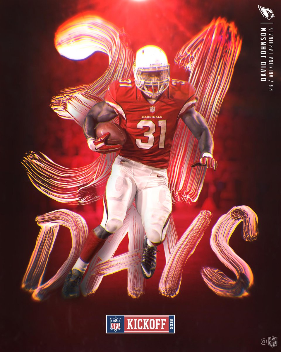 NFL's tweet image. 3️⃣1️⃣ to go! #Kickoff2018