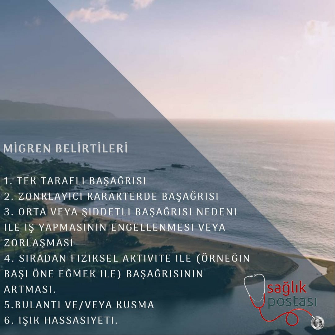 Migren belirtileri