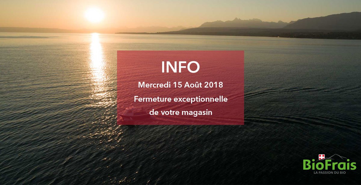 BioFrais's tweet photo. #Fermeture #15aout #biofrais #saintjulien https://t.co/dRS0vG7sze