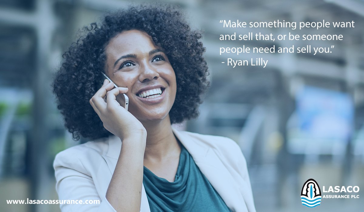 LASACOAssurance's tweet photo. “Make something people want and sell that, or be someone people need and sell you.”
― Ryan Lilly
#LASACOAssurance #MondayMotivation #MondayMotivaton #MondayMorning #InspirationMonday #inspiring #inspiration #lagos #Insurance https://t.co/Dc7GIcNGjz