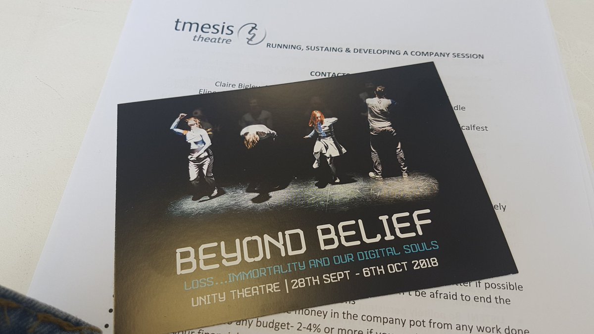LaurenLongwith's tweet photo. Great workshop @hopestltd with @TmesisTheatre today! Really helpful information about setting up a company in the future! Thanks guys! @EliRandle @cbigley02 👏🏻👏🏻 https://t.co/UrqvMaOYfc