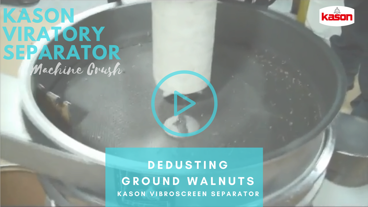 KasonCorp's tweet image. Today’s machine crush goes to the Kason Vibratory Separator, for consistently out performing itself when it comes to food processing. Here is a live demonstration of our #Vibroscreen separator #Dedusting ground walnuts. Learn more: bit.ly/2AqlYI6
#VibratoryScreener #MFG