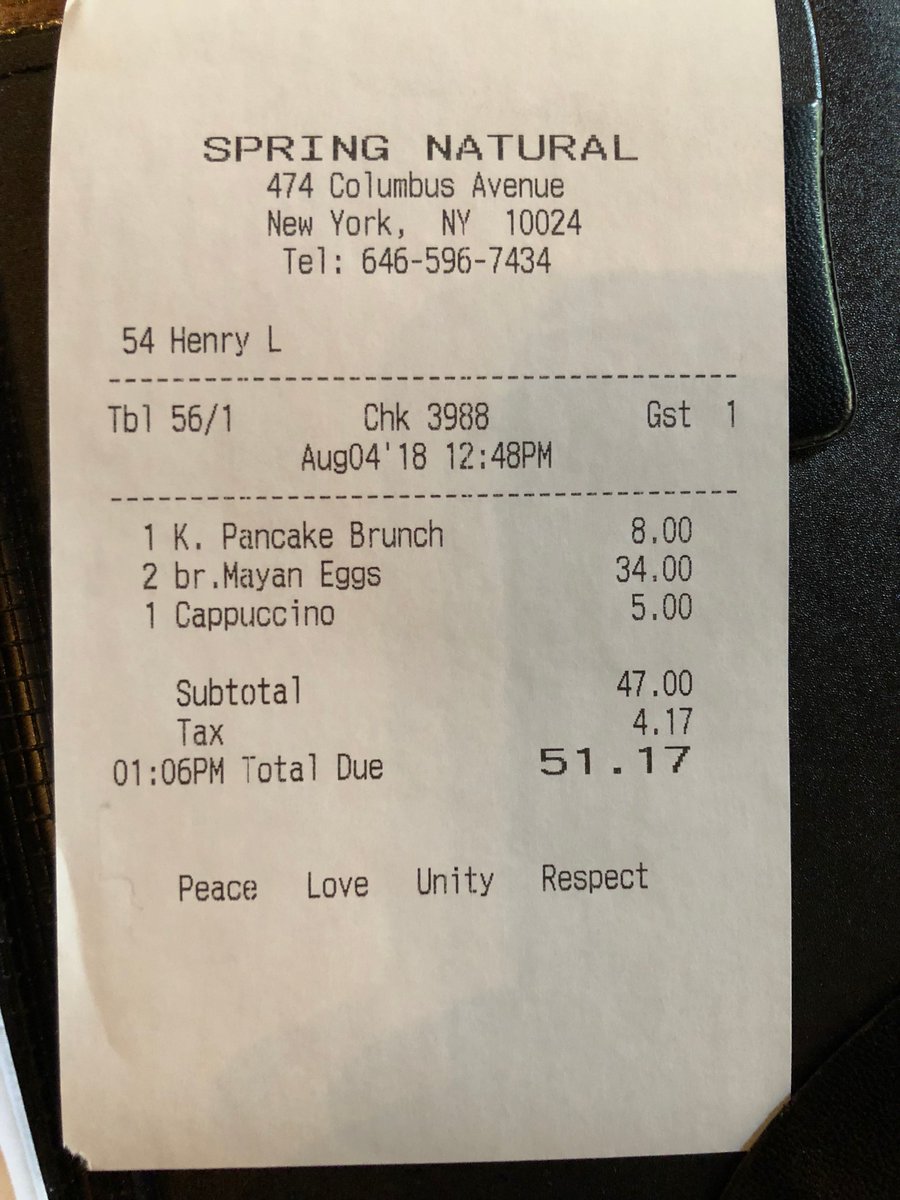 Well, that was an unexpected memory from the raver days at the bottom of the check at our favourite brunch place to bring the toddler #plur